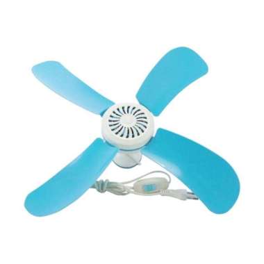 Kipas Angin Gantung / Helifan 15W - 4 Baling Arashi blue