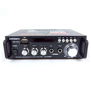Taffware Bluetooth Eq Audio Amplifier Karaoke Home Theater Fm Radio 60
