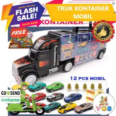 Mainan Anak Mobil Mobilan Truk Kontainer