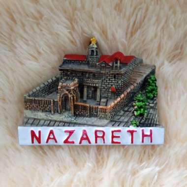 Fridge Magnet Tempelan Kulkas Souvenir Negara Israel Nazareth IL004 004 Multicolour
