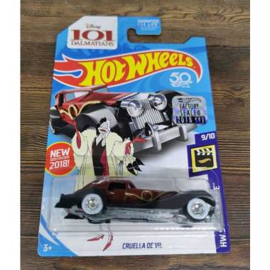 Hot Wheels Factory Sealed 2018 Cruella De Vil Super Treasure Hunt