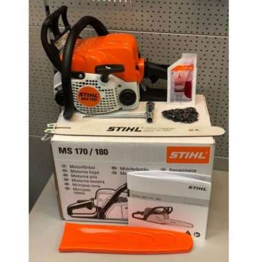 STIHL CHAINSAW KAYU MINI 16" 16 INCH MS-180 MS 180 GERGAJI MESIN KAYU
