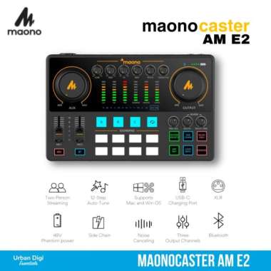 Maono maonocaster E2 - Podcast , Live Streaming, Recording Soundcard warna Maonocaster E2