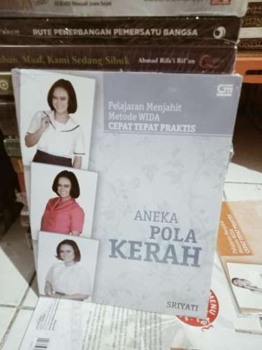 BUKU [PELAJARAN PRAKTIS MENJAHIT METODE WIDA ANEKA POLA KERAH