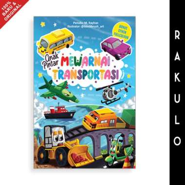 Buku Seri Anak Pintar Mewarnai Coloring Book PAUD Transportasi
