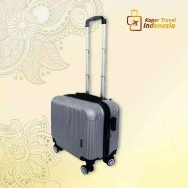 koper cabin segi 4 UK 17 inci polo explay warna Ungu