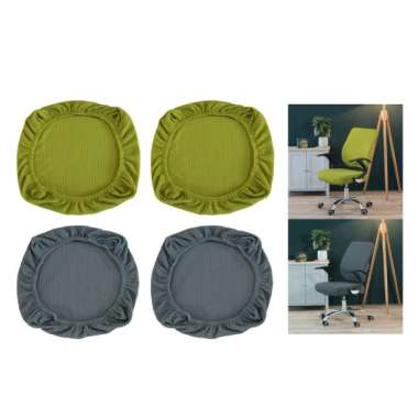 Jual 2x Dining Room Chair Seat Covers Removable Elastic Waterproof Slipcover Kitchen Chairs Cover Beige Murah September 2020 Blibli Com