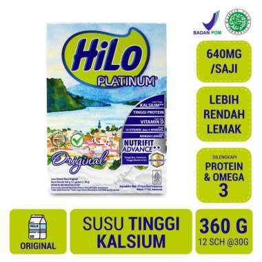 Promo Harga Hilo Platinum Original 360 gr - Blibli