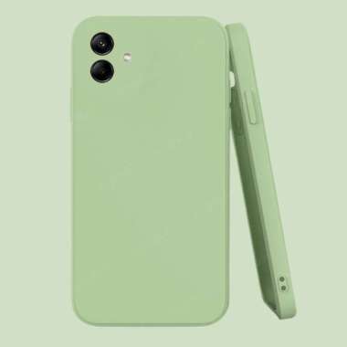 Soft Case Samsung Galaxy A04 / A04e Liquid Silikon Slim Candy Macaron A04e hijau matcha
