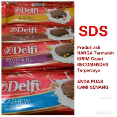 Promo Harga Delfi Chocolate Fruit & Nut 50 gr - Blibli