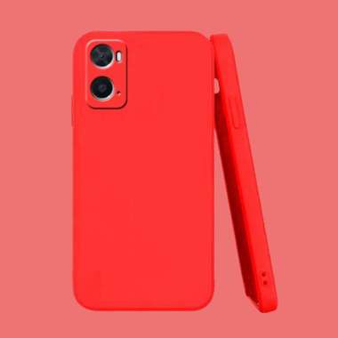 Soft Case Oppo A57 Silikon Candy Macaron Bludru MERAH