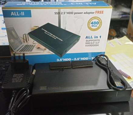 ALL IN 1 3.5" HDD - 2.5" HDD - SSD ENCLOSURE