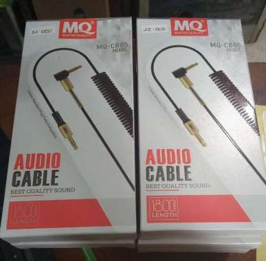 Kabel Aux HP Spiral Jack L 3.5mm Audio Handphone ke Speaker Dan Mobil