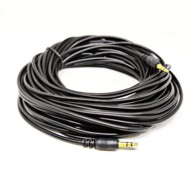 Kabel Audio 3.5mm 10m Gold Plated / Kabel Jack Aux Male 10 Meter