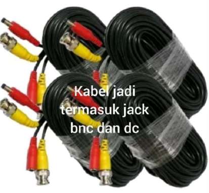Kabel CCTV Sudah Jadi Kabel Cctv Real Termasuk Jack BNC & DC