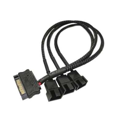 KABEL SPLITTER FAN 4PIN 3PIN TO SATA 3 CABANG KIPAS