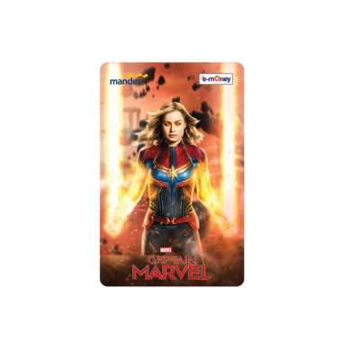 Kartu EMONEY MANDIRI Captain Marvel Movie Film Kartu Etoll e toll E Money E-money Winlycollections [