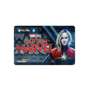 Kartu EMONEY MANDIRI Captain Marvel 4 Movie Film Kartu Etoll e toll E Money E-money Winlycollections