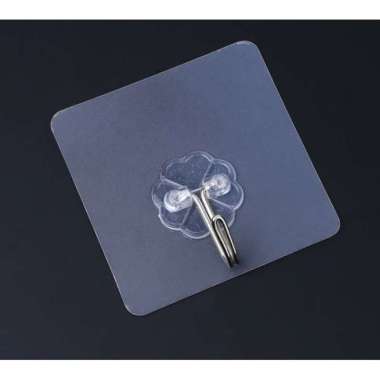 Gantungan Dinding Baju Tempel / Hook Kail Hanger Putih