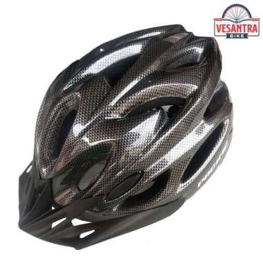 PALING MURAH Pacific SPJ123 Helm Sepeda ML 57-61cm Hitam Carbon M-L Hitam