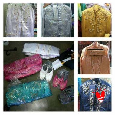 Beskap Pengantin Set Basofi Pria Full Payet Bahan Bagus Harga Murah Varian warna Semua Ukuran