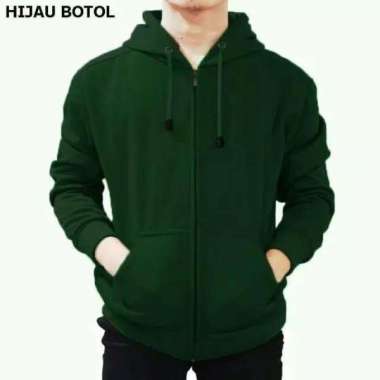 Hoodie Zipper Fleece Aneka Warna Dan Ukuran J - XXL