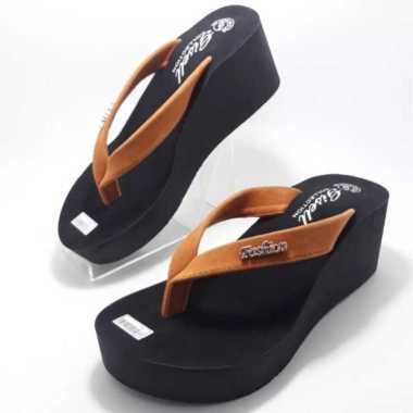 Sandal Wedges Spon Wanita Dewasa Terbaru 2023 36 tan