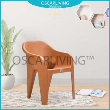 Kursi Santai Teras Napolly Plastik Tcc 500 Cokelat Multicolor