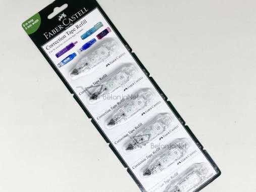 Refill Correction Tape Faber Castell QJR QDR QAR QBR 6 meter x 5 mm