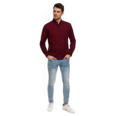 Kemeja Flanel Merah Harga Terbaru Februari 2021 Blibli