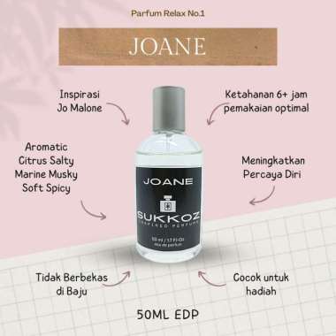 PARFUM JOANE 50ML EDP ORIGINAL PARFUM INSPIRED BY SUKKOZ PARFUM - FARFUM WANITA TAHAN LAMA DAN WANGI