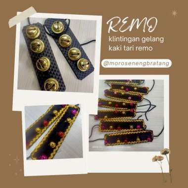 Krincingan REMO Klintingan gelang kaki TARI Gongseng Murah lonceng mix