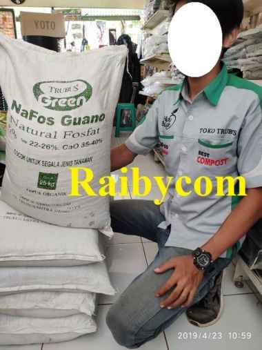 Pupuk Organik Nafos Guano 1 KG Repack Trubus Pupuk Kotoran Kelelawar -