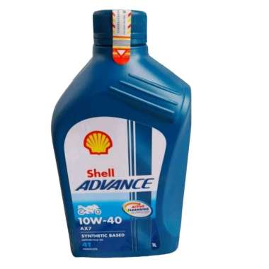 oli shell advance ax7 10w 40 1litet oli mesin shell