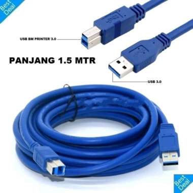 Kabel USB Printer 3.0 Panjang 1.5 Meter Kabel Printer usb - usb AM