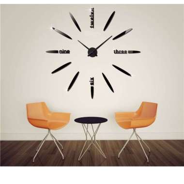Jual Jam Dinding Besar Diy Giant Wall Clock 30 50 Cm Online Oktober 2020 Blibli Com