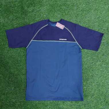 Baju Raglan Baselayer Patagonia Navy-Tosca