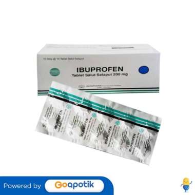 IBUPROFEN NOVAPHARIN 200 MG STRIP 10 TABLET