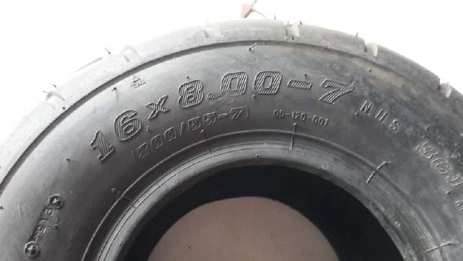 BAN ATV R7 RING 7 ON ROAD UK 16x8.00-7 110CC