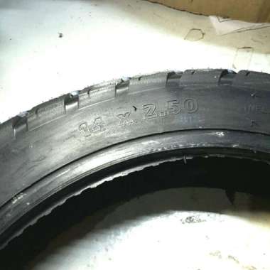 BAN SEPEDA LISTRIK LOKAL UK 14x2.50 r14 ring 14 selis TUBELESS 1 bh ban saja