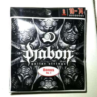 senar gitar strings string djabon 0.10 74 set 8 senar