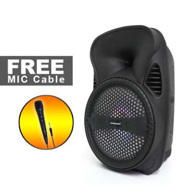 SPEAKER BLUETOOTH SIMBADDA CST 835N - Karaoke GRATIS Mic Cable hitam