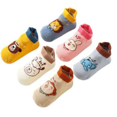 SK-P544 Kaos Kaki Anak Bayi Balita Animal Sock Anti Slip Unisex 0 3 tahun / Kaus Kaki Bayi Pendek Ba