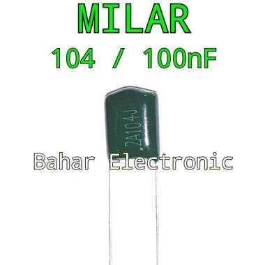 4pcs Kapasitor Milar 104 100nF 100V