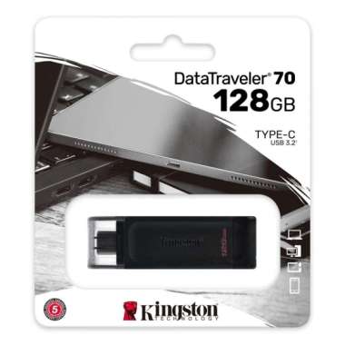 Flashdisk Kingston USBC 128GB DT70/128G hitam