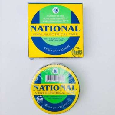 Isolasi Listrik NATIONAL Htm - Vinyl Electrical Tape Isolasi National