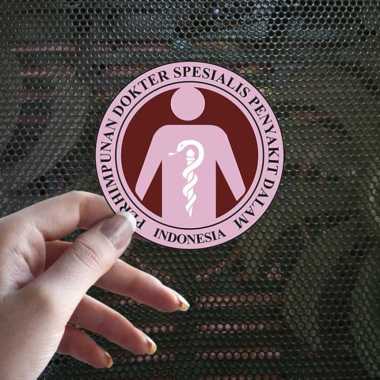 Sticker Decal Vinyl Tahan Air PAPDI Dokter Spesialis Penyakit Dalam