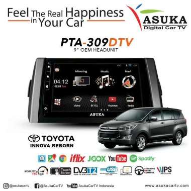 Head unit innova - tv android innova reborn - asuka pta309 9 inch