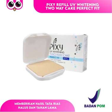 [ REFILL TWC ] PIXY REFILL UV WHITENING TWO WAY CAKE PERFECT FIT / BEDAK PADAT N0 5 NATURAL WHITE
