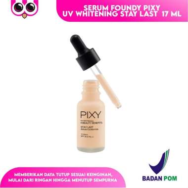 SERUM FOUNDY PIXY UV WHITENING STAY LAST SERUM FOUNDATION 17 ML / BASE MAKE UP 03 natural beige
